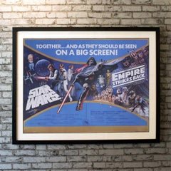 The Star Wars / Empire Strikes Back *Double Bill*, ungerahmtes Poster, 1980