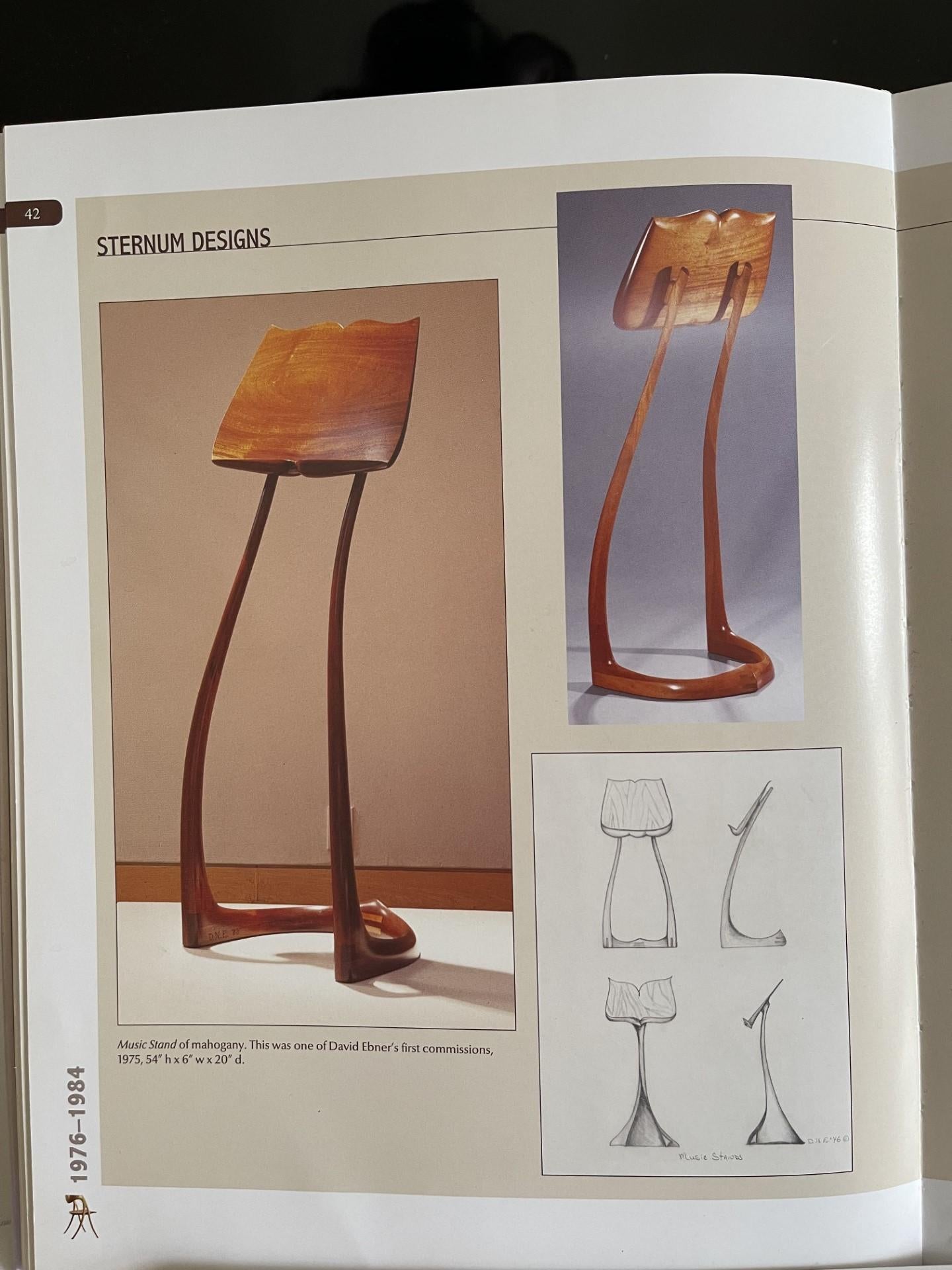 Rocking Chair Sternum des amerikanischen Studio Craftsman David Ebner      1983 im Angebot 9