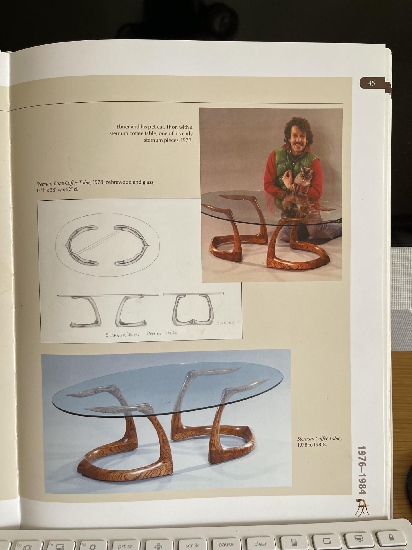 Chaise à bascule Sternum d'American Studio Craftsman David Ebner      1983 en vente 9