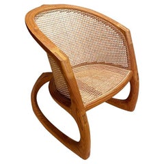 Rocking Chair Sternum des amerikanischen Studio Craftsman David Ebner      1983