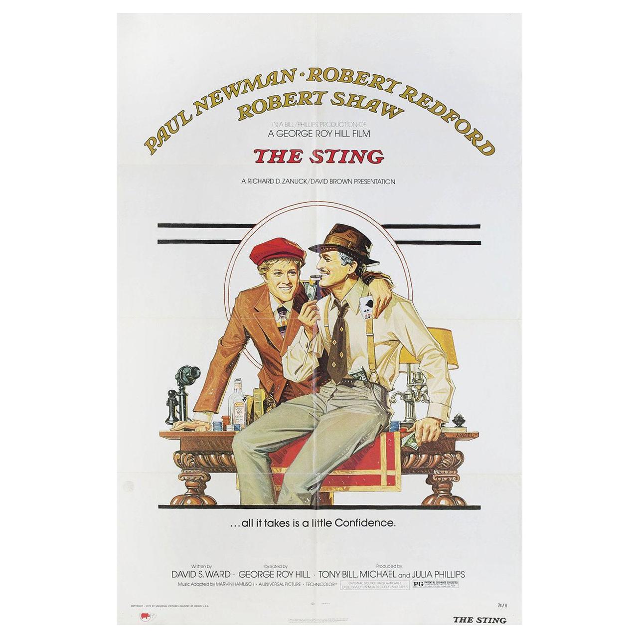 'The Sting' 1973 U.S. One Sheet Film Poster