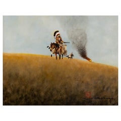 The Stolen Yellow Boy Original Painting by Mario Rabago