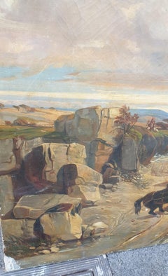 The Storm, Oil On Canvas, 19th Century