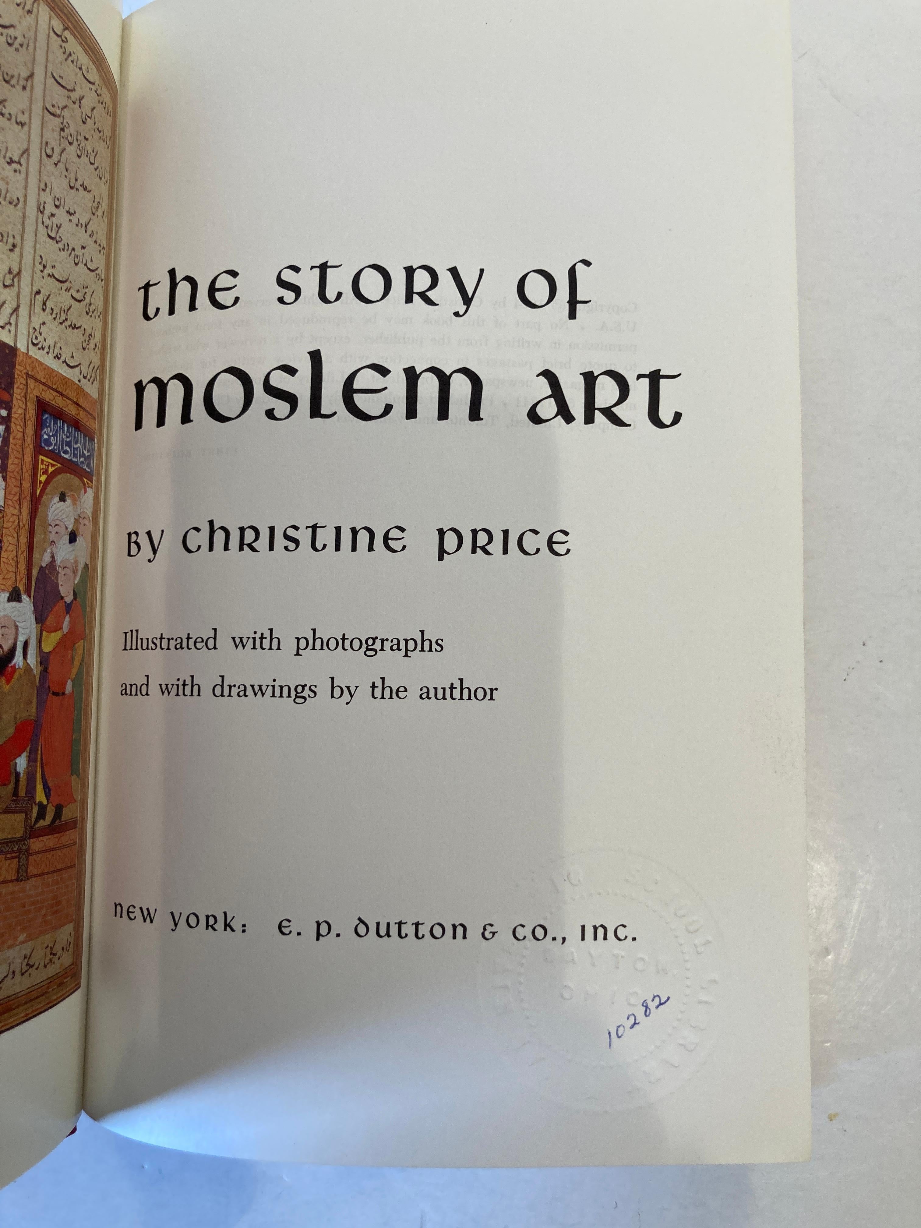 L'histoire du prix de l'art de Moslem, livre de Christine, 1964 en vente 1