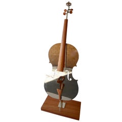 The Strad, a Sculptural Rendition of a 1674 Stradivarius Cello by Ron Graziano