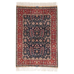 Der Garten des Sultans: Ein Vintage Silk Hereke Meisterwerk von kaiserlicher Eleganz