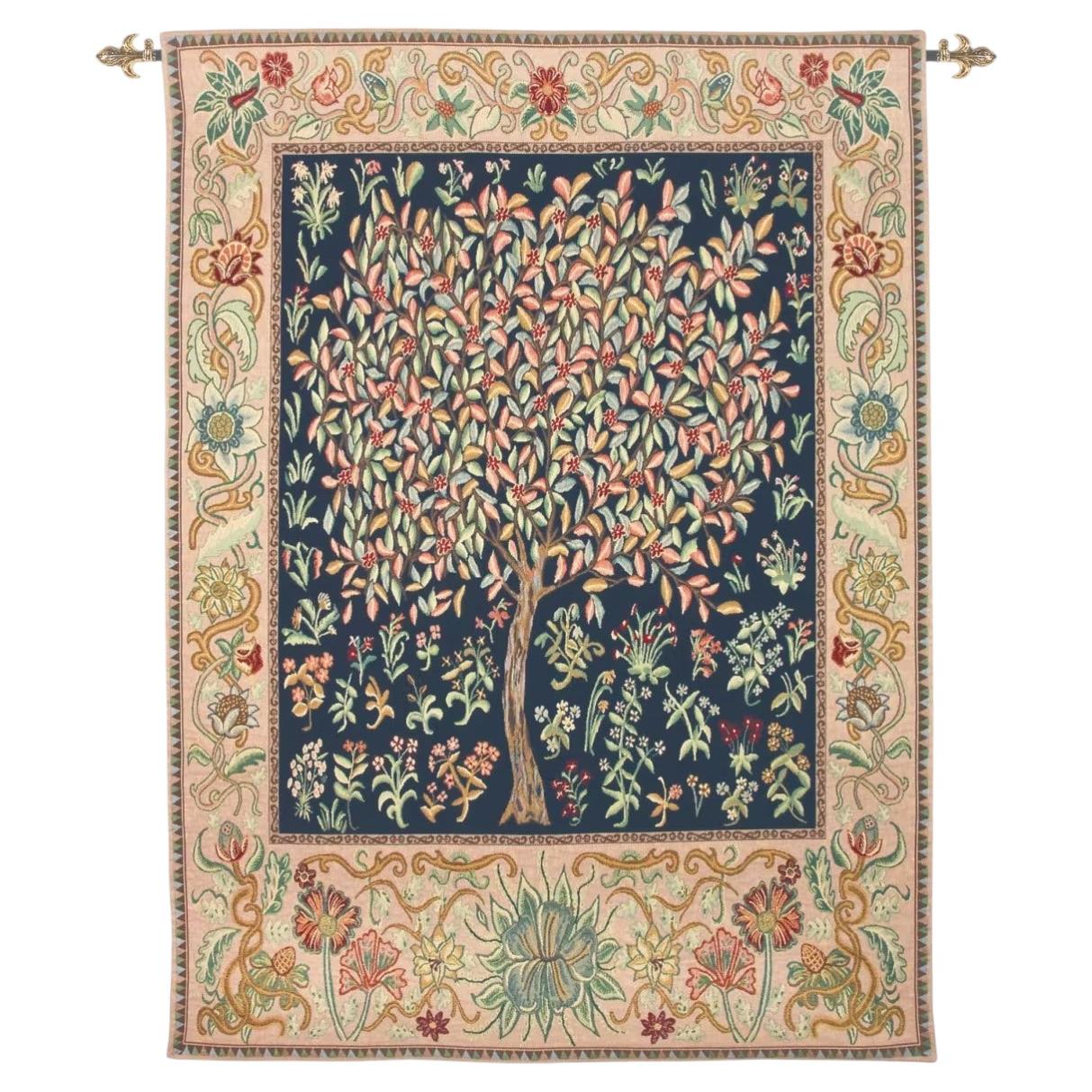 The Summer Tree Loom Woven Tapestry - 4'10" x 3'8"