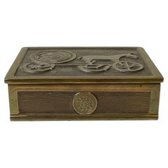The Sun Chariot - Art Deco Cigar Box by N. Dam Ravn, Denmark