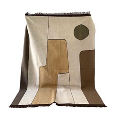 Sol sobre Mesopotamia nº 2 Alfombra kilim moderna contemporánea, lana tejida a mano