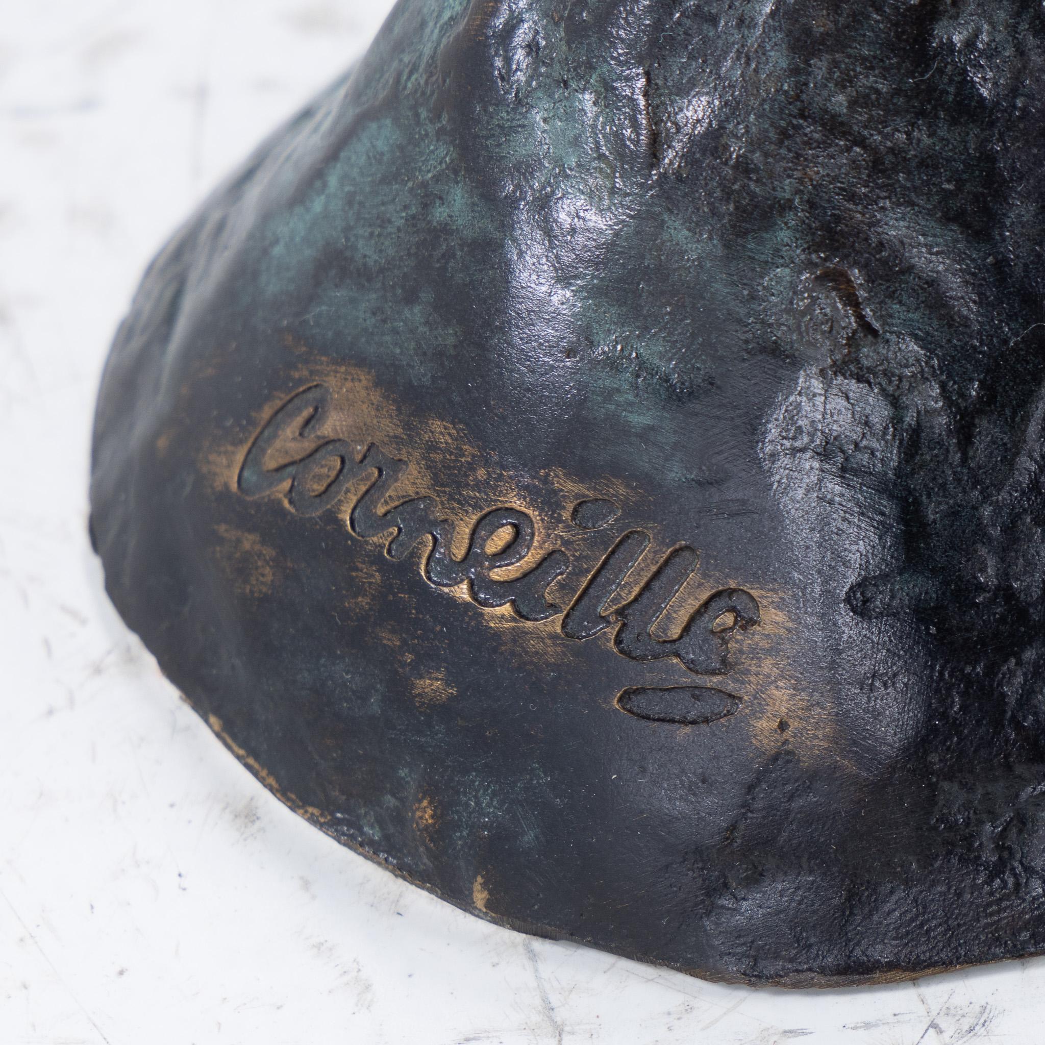 Contemporary 'The Sunbird' Sculpture in patinated bronze by Corneille For Sale