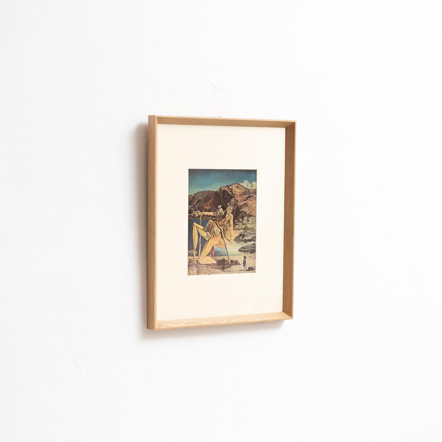 La visión surrealista: Un cliché en color de Salvador Dalí de 1957 Moderno de mediados de siglo en venta