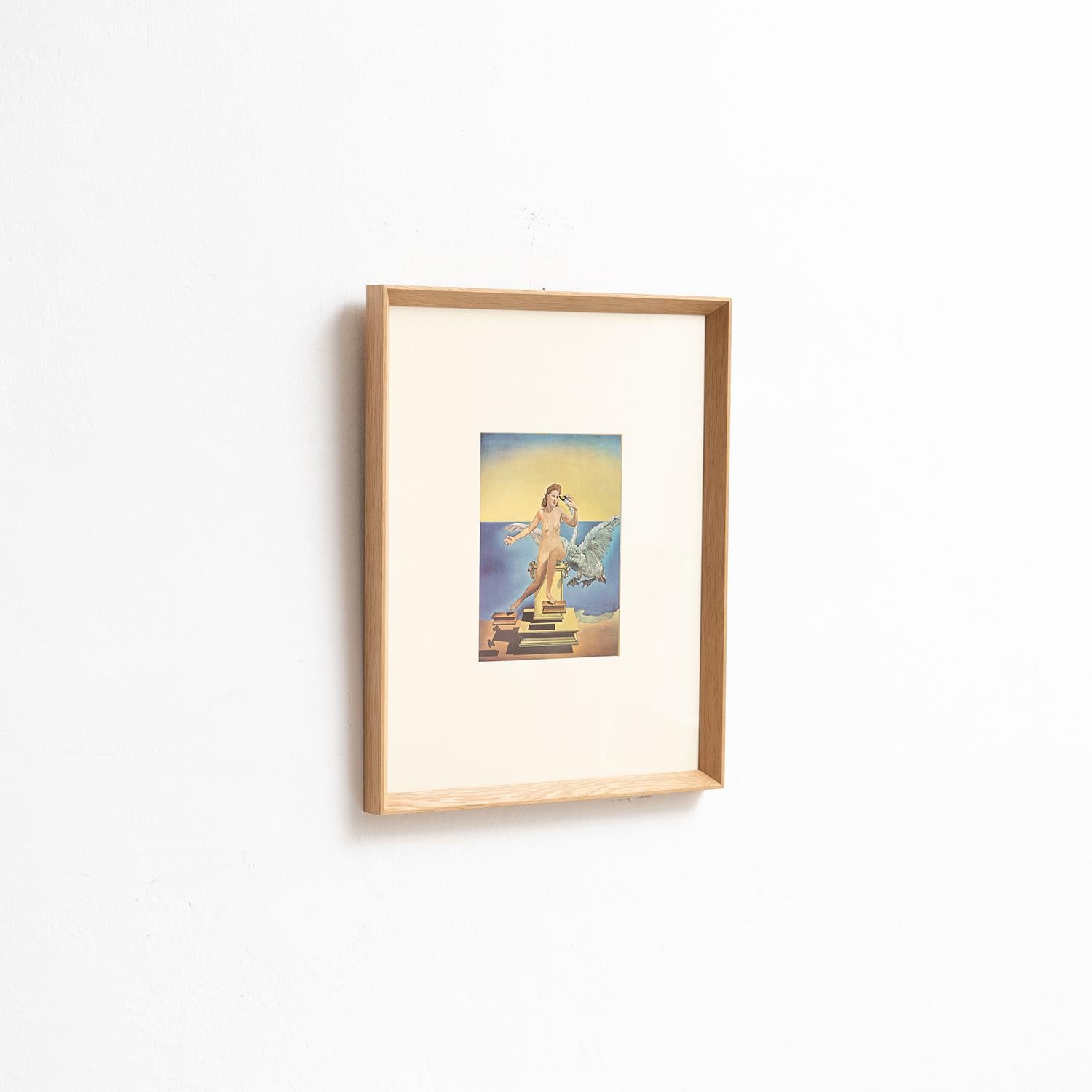 Mid-Century Modern The Surrealist Vision: A 1957 Salvador Dalí Color Cliché For Sale