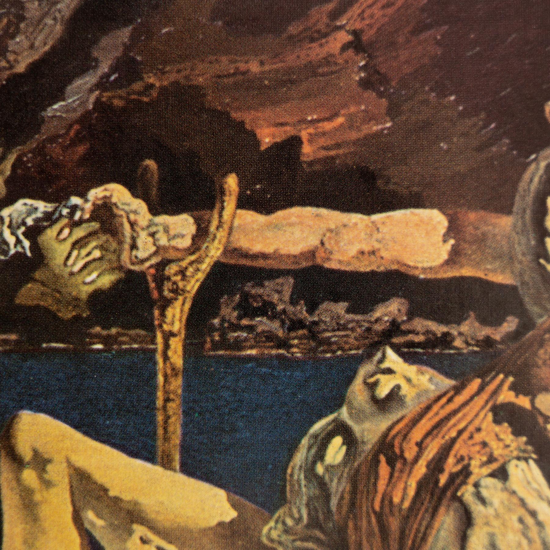 La visión surrealista: Un cliché en color de Salvador Dalí de 1957 Papel en venta