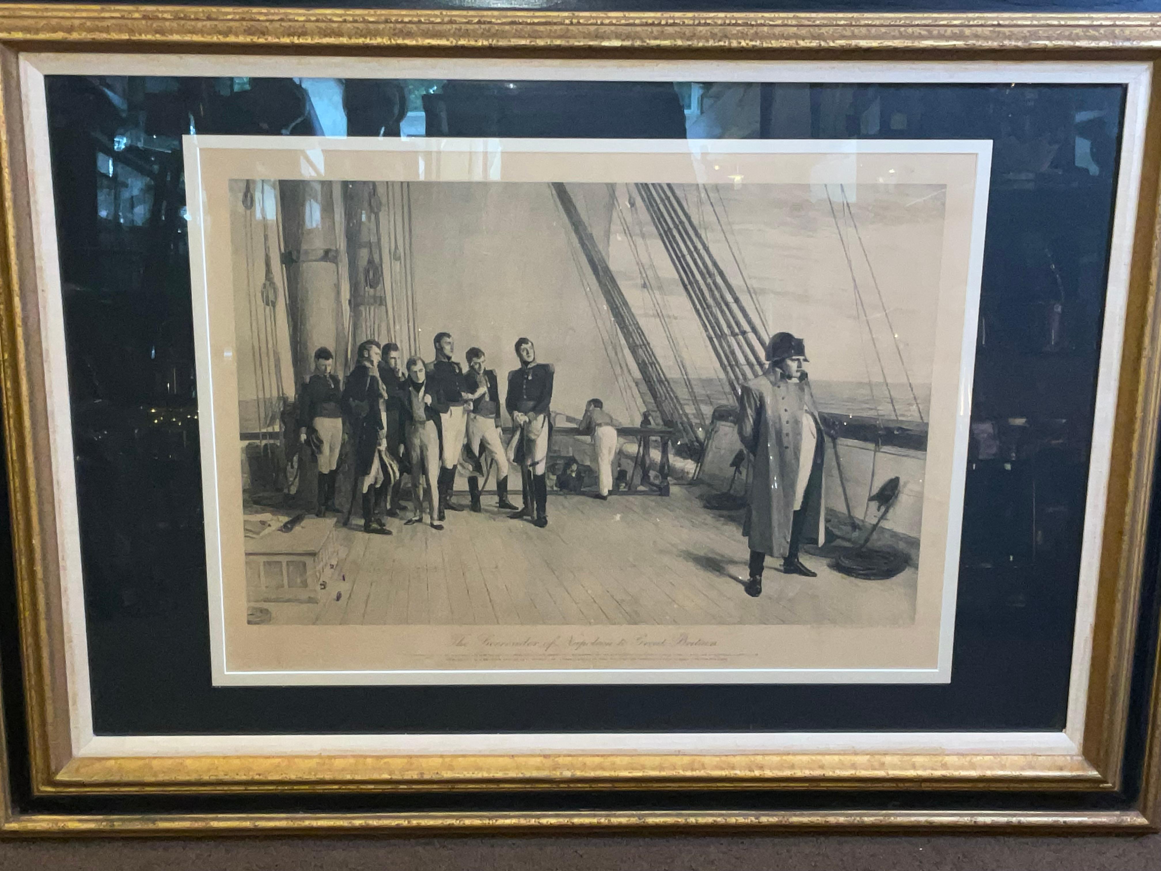 La rendición de Napoleón ante Gran Bretaña en Bueno estado para la venta en Norwell, MA