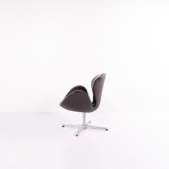 The Swan Model 3320 In Brown Leather By Arne Jacobsen From 2007