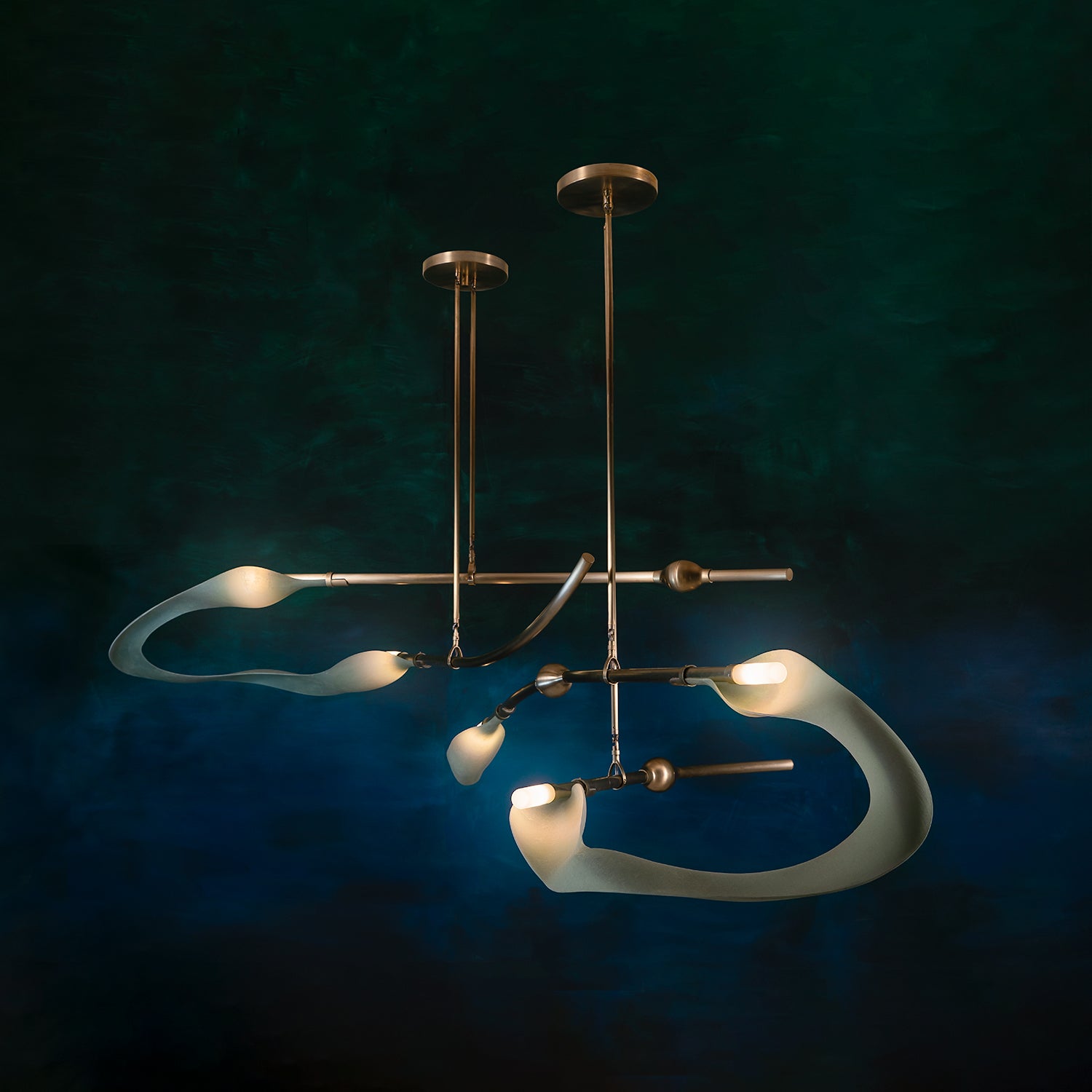 Pisces: The Swell Chandelier by Andrea Claire Studio For Sale