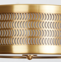 Lampada ad incasso Swirl in ottone di David Duncan