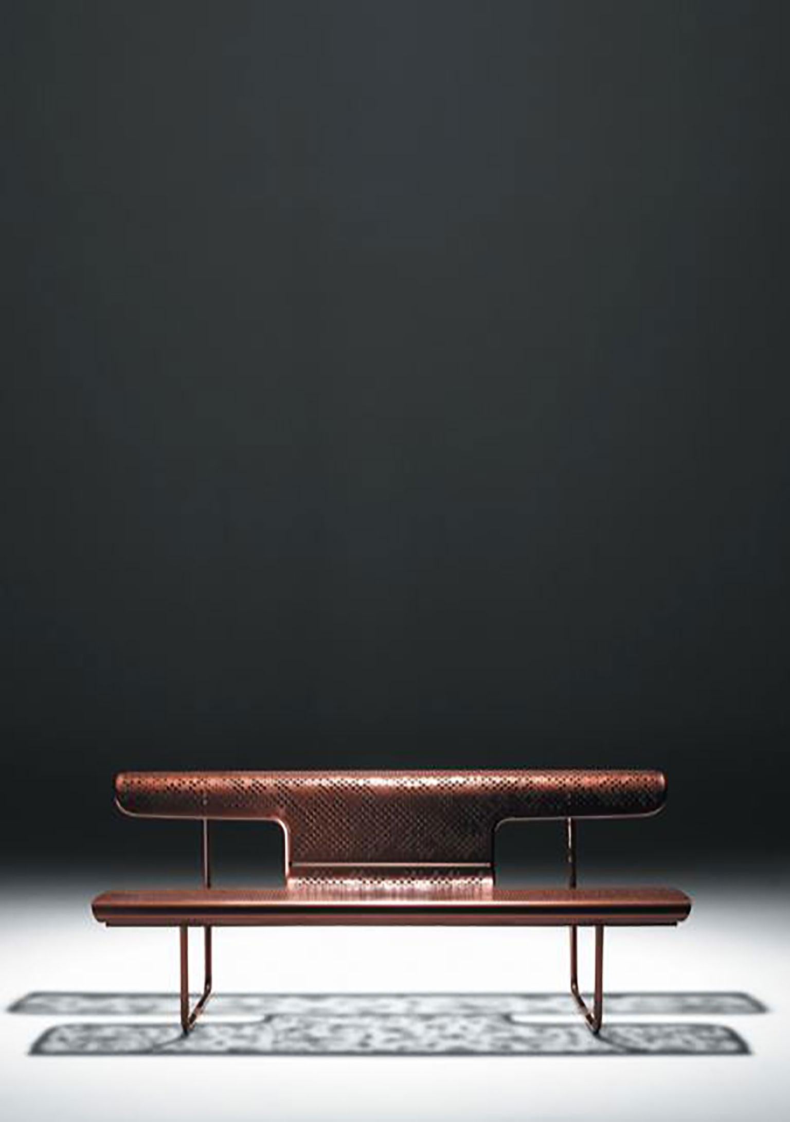 Powder-Coated Swiss Benches by Alfredo Haberli for BD Barcelona For Sale