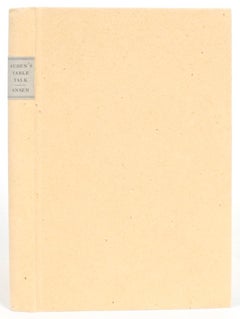 Table Talk of W.H. Auden by Alan Ansen, Limited Ed 1/150, 1st Ed