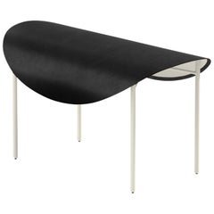 The Tack Bench, Calen Knauf, Black and Beige, Steel Leather