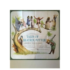 Vintage Tales of Beatrix Potter, Ballet Poster, 1992