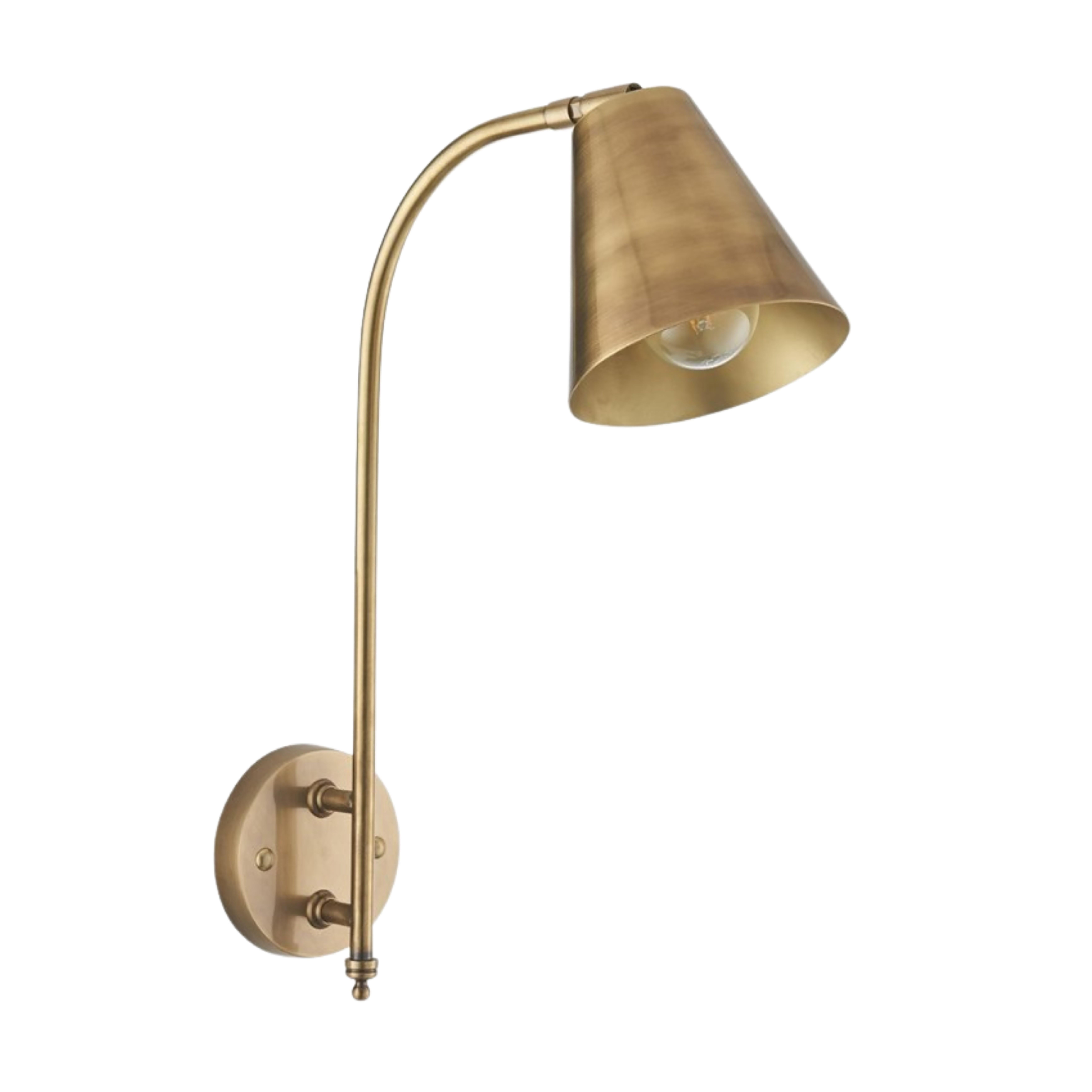 Organico moderno La scintilla Taplow in ottone fuso e filato a mano è mostrata con finitura in ottone antico. in vendita