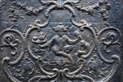 "The Tea", Fireback After François Boucher, 18th Century