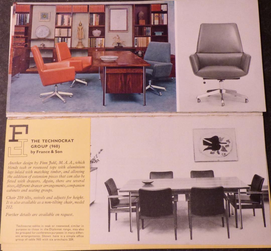The Technocrat Group Model 210 Executive Chair by Finn Juhl, circa 1965, Signed  13