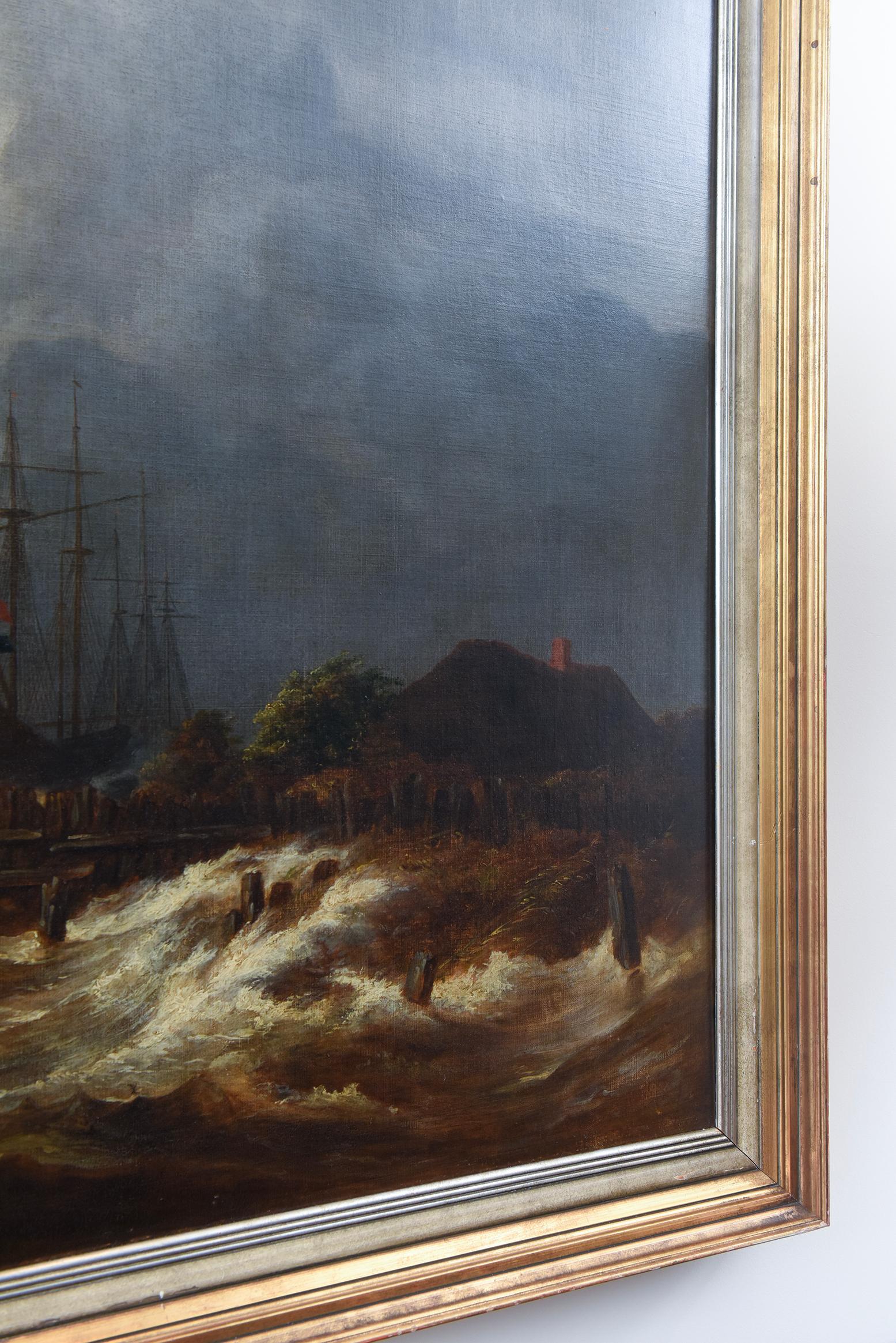 La Tempestad (Reproducción de La Tempête de Jacob Isaakszoon van Ruisdael) Lienzo en venta