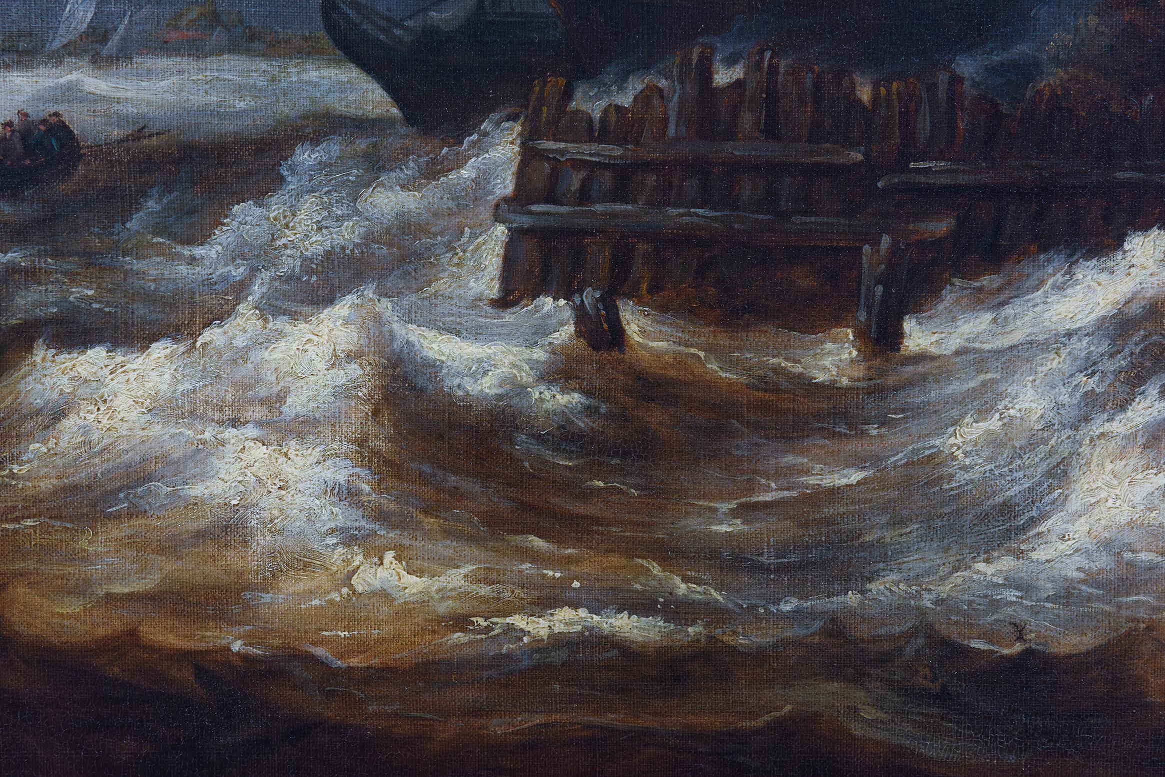 La Tempestad (Reproducción de La Tempête de Jacob Isaakszoon van Ruisdael) en venta 2