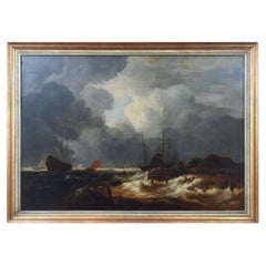 Antique The Tempest (Reproduction of La Tempête by Jacob Isaakszoon van Ruisdael)