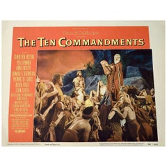 carte de scène "Les dix commandements" 1956 U.S