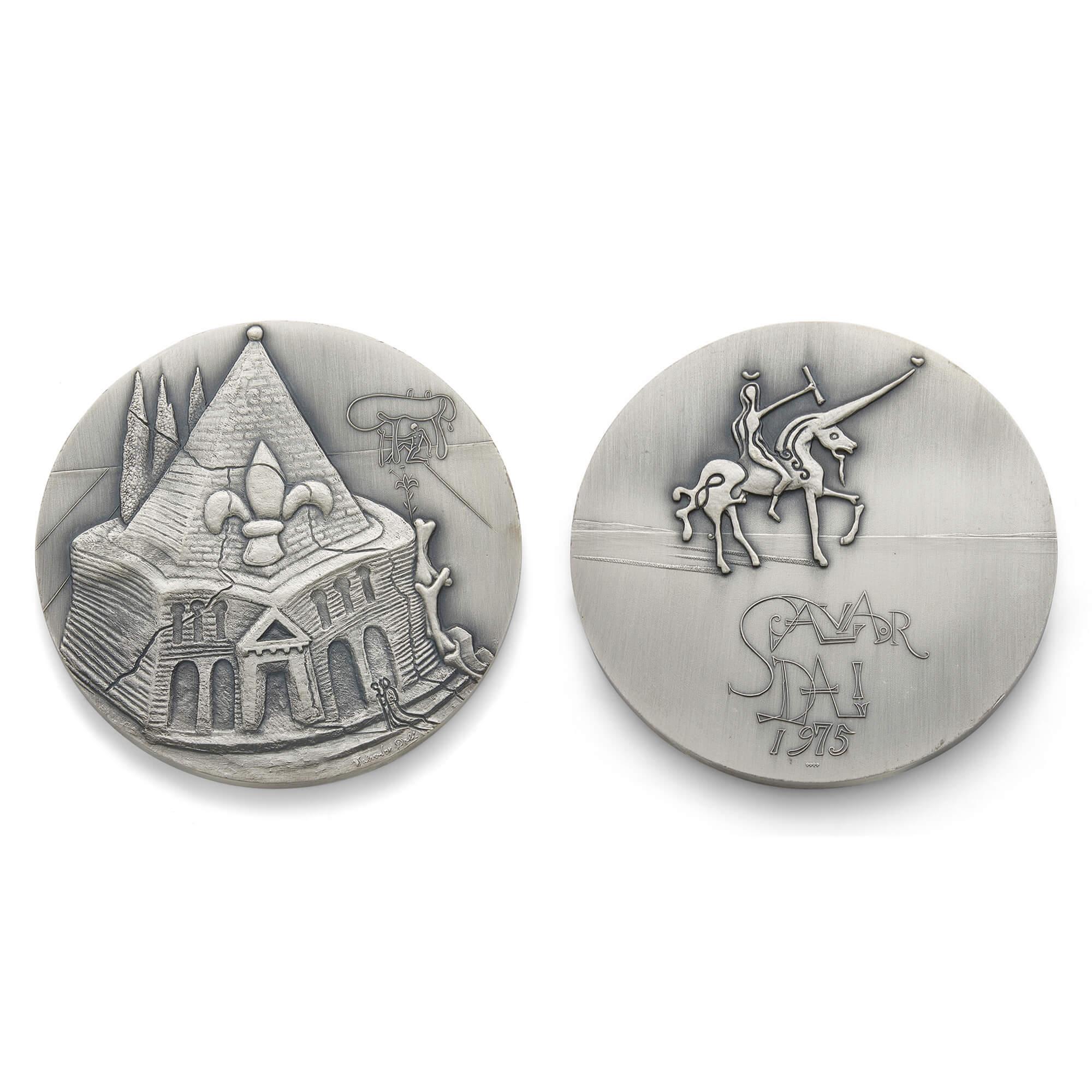 Other ‘The Ten Commandments’ Silver Medal Set by Salvador Dalí For Sale