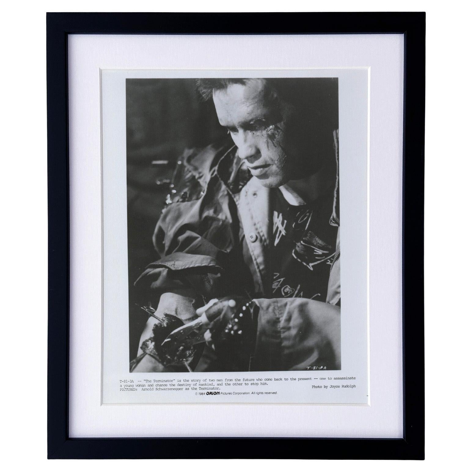Der Terminator (1984) Pressestatement - gerahmt