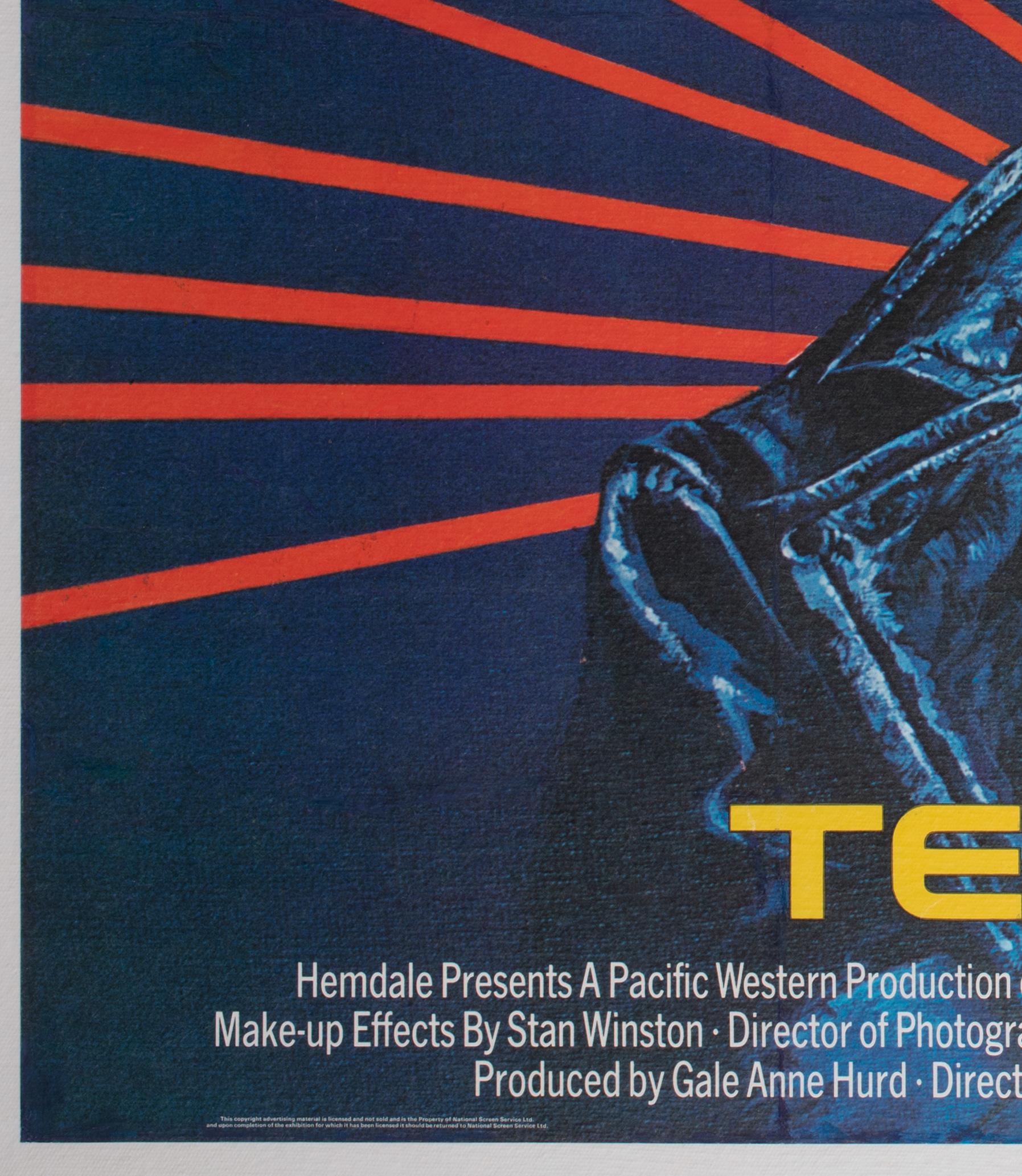 20th Century Terminator 1985 UK Quad Film Poster, Francis For Sale