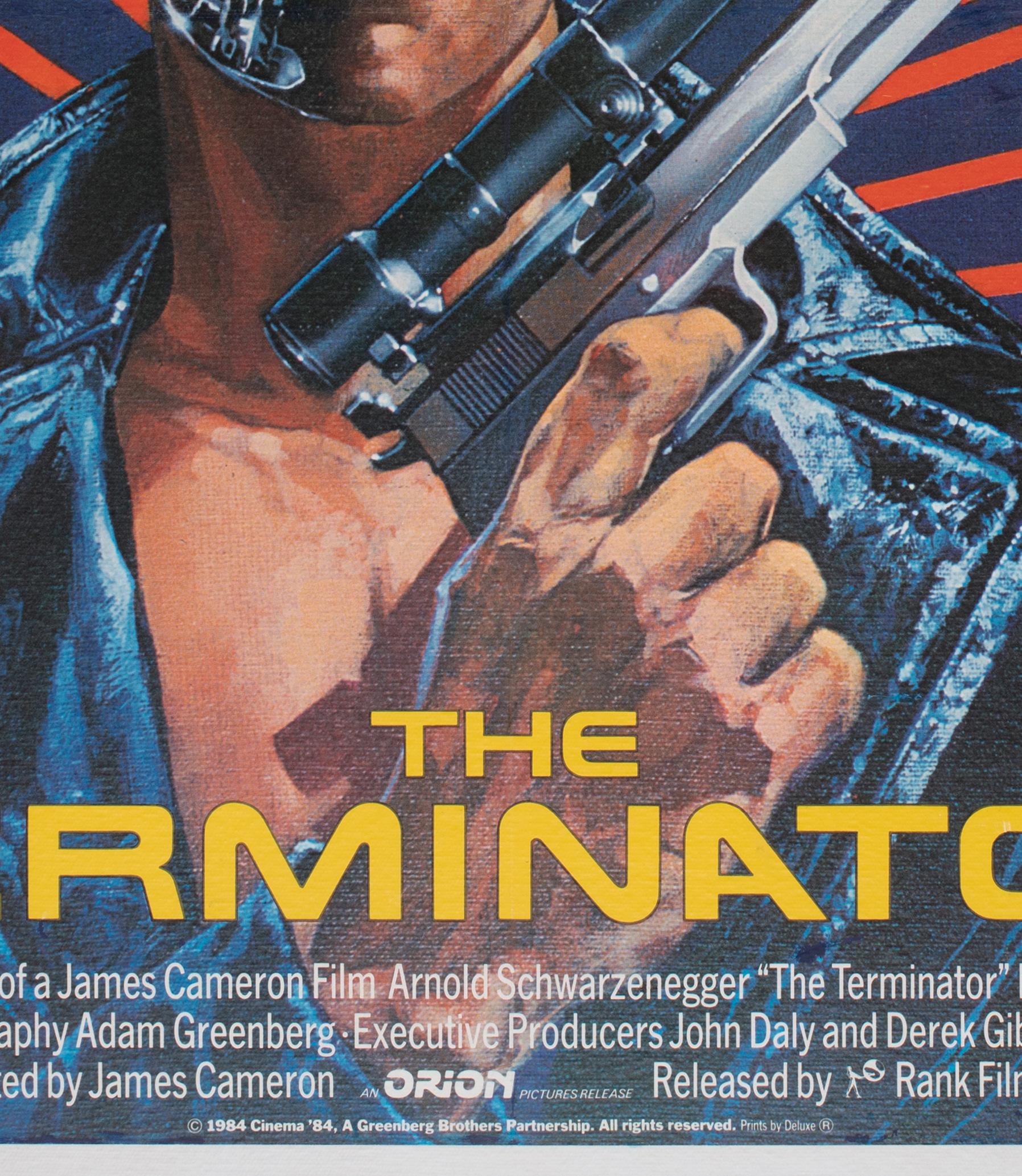 Paper Terminator 1985 UK Quad Film Poster, Francis For Sale