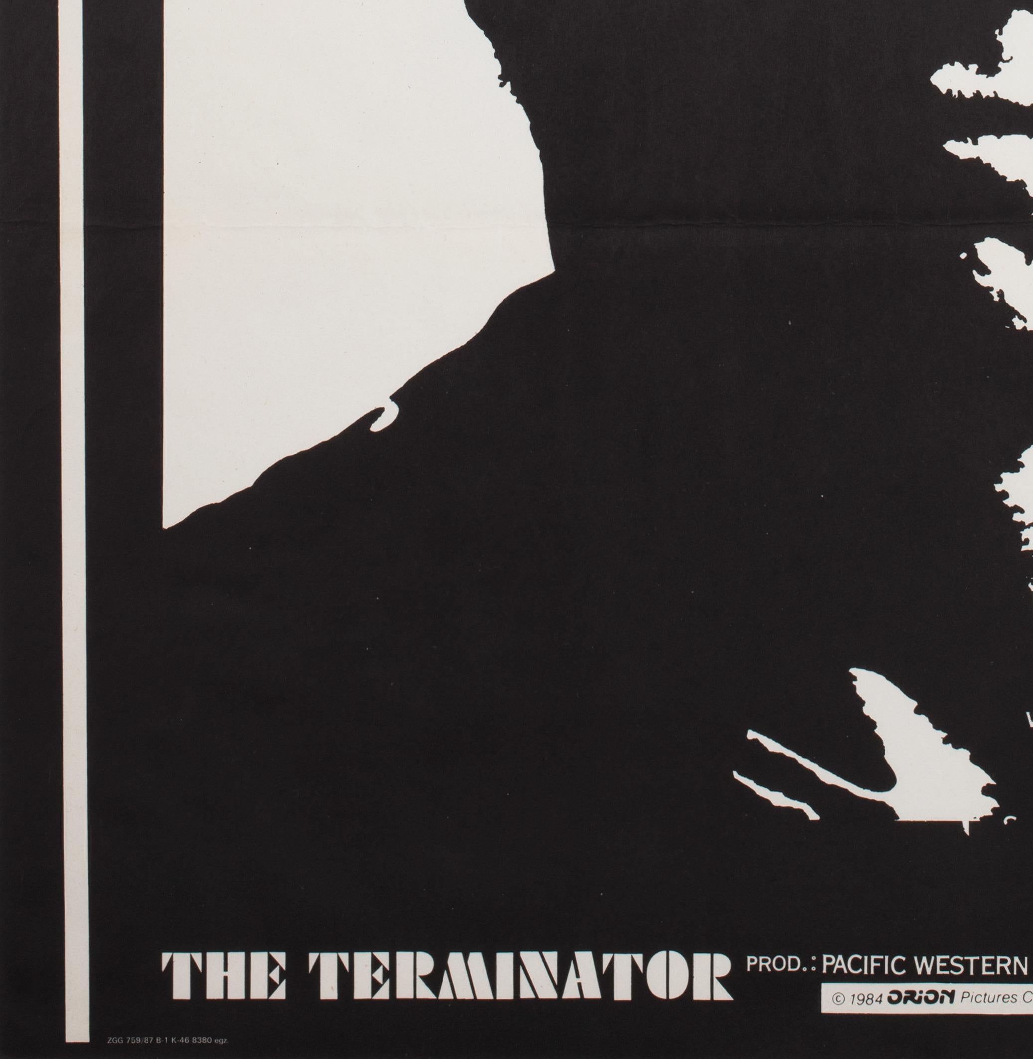 20th Century The Terminator Polish Film Poster, Jakub Erol, 1987