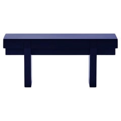 The Terrace Server Lacquer 180cm/71" in Navy Blue