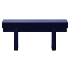 Servidor de terraza lacado 180cm/71" en azul marino