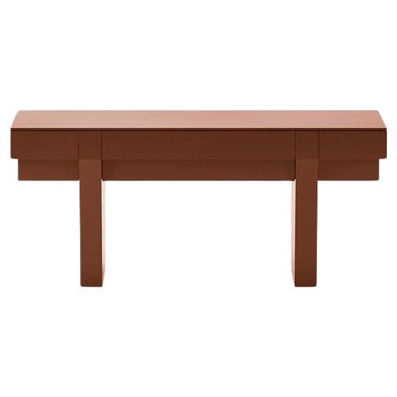 Servidor de terraza lacado 180cm/71" en terracota