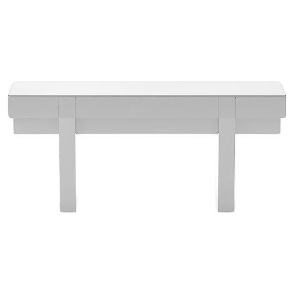 Servidor de terraza lacado 180cm/71" en blanco