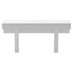 Servidor de terraza lacado 180cm/71" en blanco