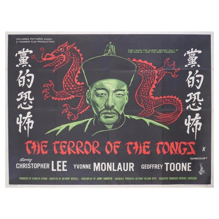 The Terror of The Tongs, Unframed Poster, 1961 For Sale at 1stDibs