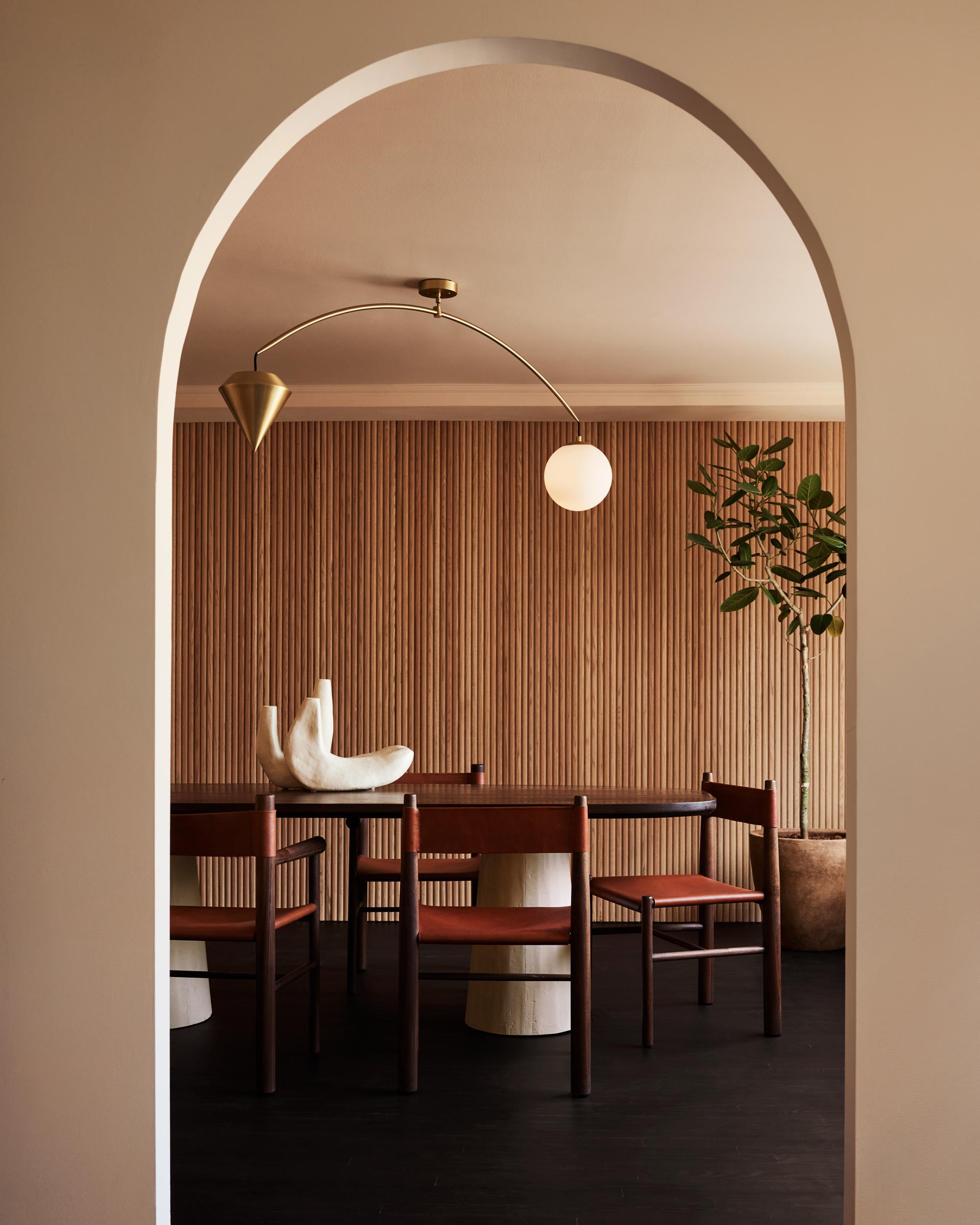 We believe a dining room is the center point of a home and the root of its strength, so with Tessa, a name that means 