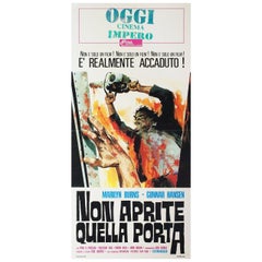Vintage "The Texas Chainsaw Massacre" 1975 Italian Locandina Film Poster