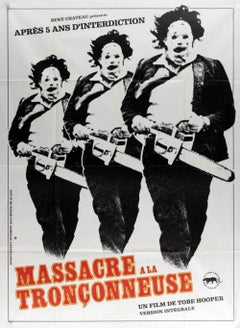 The Texas Chainsaw Massacre (French) Original Poster, 1974