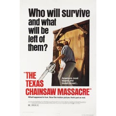 Texas Chainsaw Massacre R1980 U.S. One Sheet Film Poster