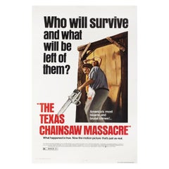Texas Chainsaw Massacre R1980 U.S. One Sheet Film Poster