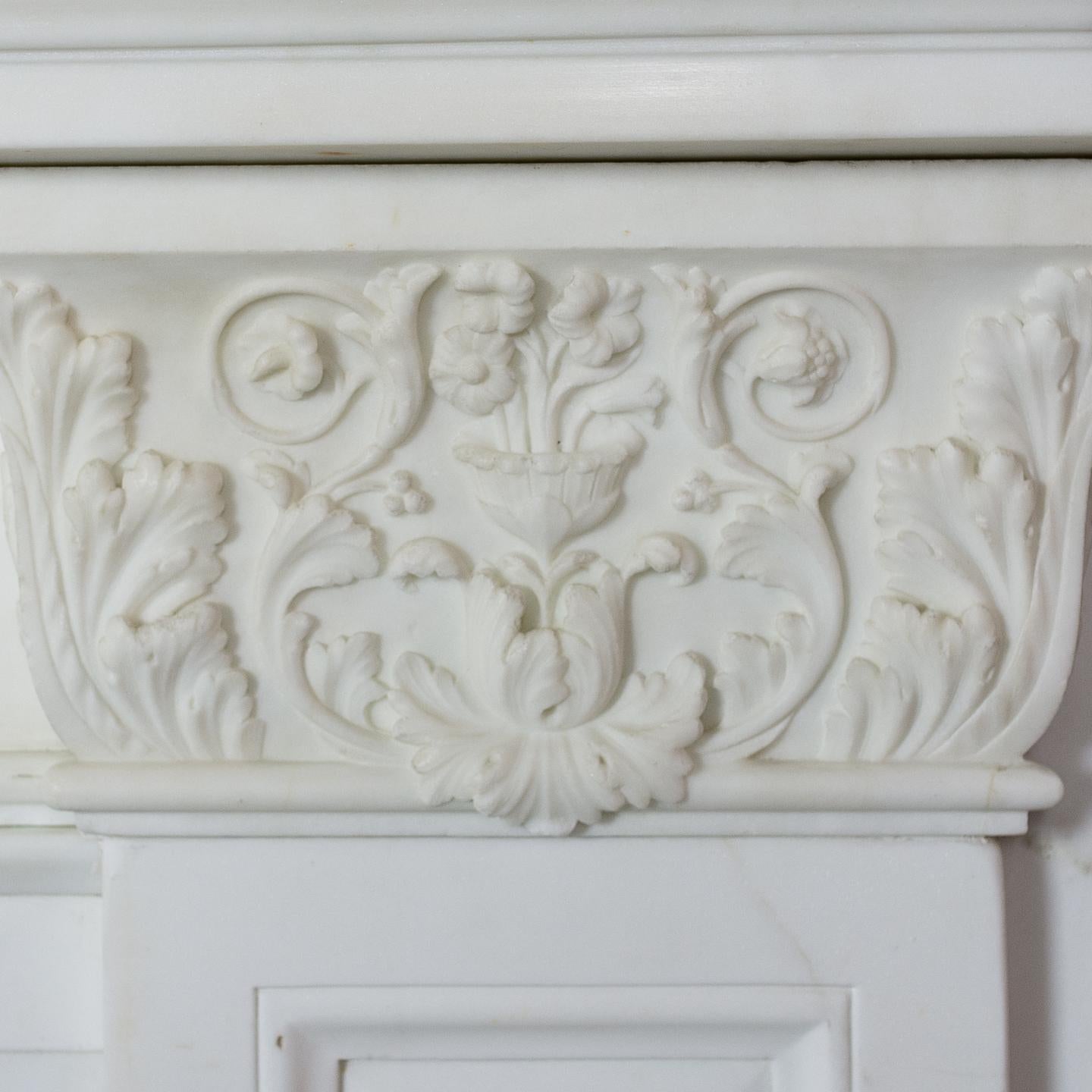 19th Century The Theatre Royal Covent Garden Chimneypiece - Regency Marble Fireplace
