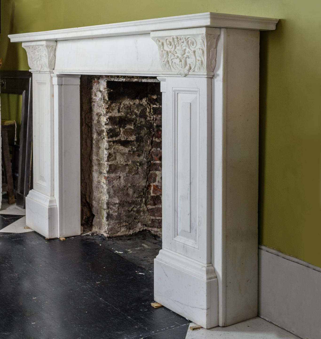 The Theatre Royal Covent Garden Chimneypiece - Regency Marble Fireplace 3